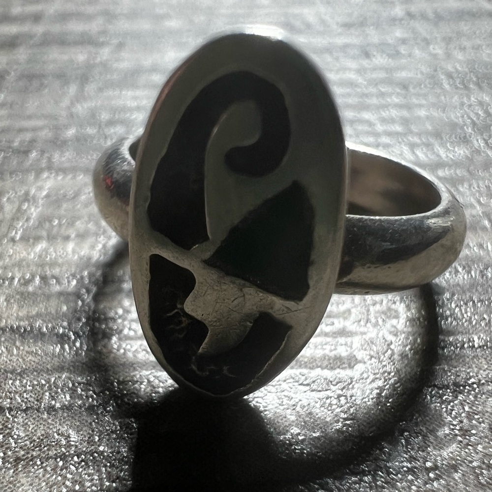 Vintage southwestern sterling silver style ring